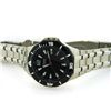 Image 4 : Caravelle by Bulova Men's 45B110 Black Dial Stainless Steel Watch
