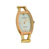 AK Anne Klein Women's Diamond Accented Gold-Tone Watch with a Mother of Pearl Dial
