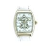 Christian Audigier Unisex INT-307 Intensity Bird Cage, White Ion-Plating Stainless Steel Watch