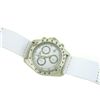 Image 2 : Rotary Ladies Stone Set Mother of Pearl Chronograph Watch