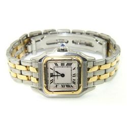 Cartier 18K Yellow gold Stainless Steel Wrist Watch