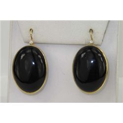 Faraone Mennella 18K Gold Onyx, Diamond Earrings