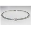 Image 1 : David Yurman Silver, Diamond Bangle
