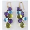 Image 2 : Multi Colored Dangling Earrings