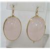 Image 1 : Faraone Mennella 18K Gold Moon Stone, Diamond Earrings