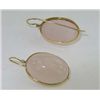 Image 3 : Faraone Mennella 18K Gold Moon Stone, Diamond Earrings