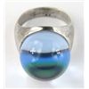 Image 1 : Baccarat Psydelic Clear Crystal Ring