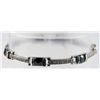 Image 2 : Silver CZ Black Onyx Bracelet