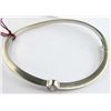 Image 1 : 14K White Gold Diamond Bangle