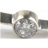 Image 3 : 14K White Gold Diamond Bangle