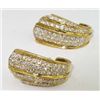 Image 1 : 18K Yellow Gold Diamond Earrings