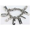 Image 1 : MOSCHINO Silver charm bracelet