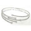 Image 1 : 18K White Gold Diamond Bangle