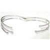 Image 3 : 18K White Gold Diamond Bangle