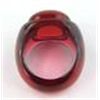 Image 2 : Baccarat Red Clear Crystal Ring