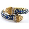 Image 1 : Lalaounis 18K Yellow Gold, Pearl & Diamond Bangle