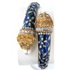 Image 3 : Lalaounis 18K Yellow Gold, Pearl & Diamond Bangle