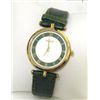 Gucci Gold Plated Leather Strap watch
