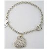 Image 1 : 18K Gold/Silver CZ Bracelet