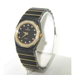 Concord Stainless Steel Diamond Watch