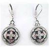 Image 2 : Silver Diamond Earrings