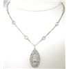 Image 1 : Platinum Diamond Necklace