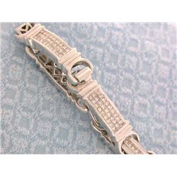 14k Gold Bracelet with Diamonds