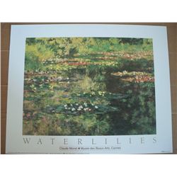 Claude Monet "Water Lilies" Lithograph