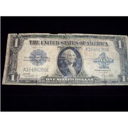 1923 Large Bill $1 Silver Certificate   (266E)
