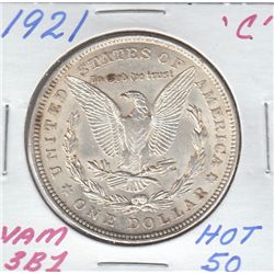 1921 $1 HOT 50 VAM 3B1 MORGAN