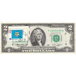 $2 1976 FIRST DAY ISSUE WITH STAMP