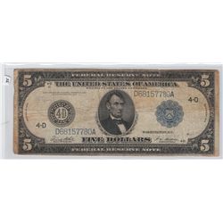 $5 1914 FRN CLEVELAND