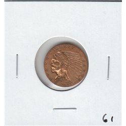 $2.5 GOLD INDIAN 1911 QUARTER EAGLE