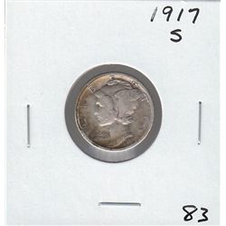 1917 S SILVER MERCURY