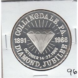 DIAMOND JUBILEE PROOF SILVER ROUND