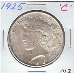 1925 PEACE DOLLAR HIGH GRADE