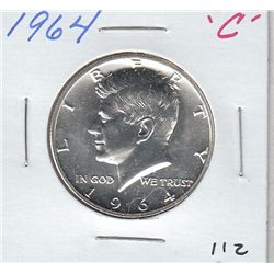 1964 SILVER KENNEDY HALF PROOF