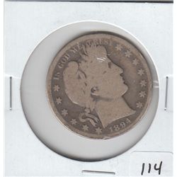 1894 BARBER HALF