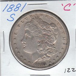 1881 S $1 MORGAN
