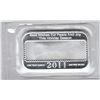 Image 2 : 2011 HOLIDAY SILVER BAR 1 OUNCE