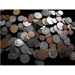 OVER 1 POUND OF FOREIGN COINS