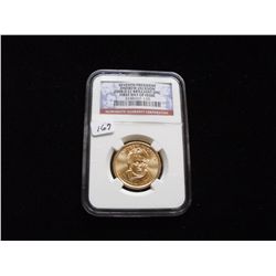 JACKSON $1 FIRST DAY ISSUE 2008 NGC UNC