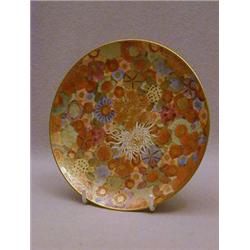 A SATSUMA SAUCER DISH