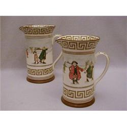 A PAIR OF ROYAL DOULTON SERIES WARE JUGS