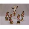 Image 1 : A SERIES OF FIVE MONKEY BAND FIGURES