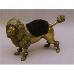 A GERMAN BRASS DESK PEN WIPER