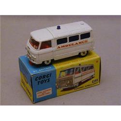 A BOXED CORGI TOYS COMMER AMBULANCE