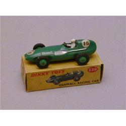 A BOXED DINKY TOYS VANWALL RACING CAR