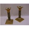 Image 1 : A PAIR OF ORMOLU CANDLESTICKS