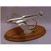 Image 1 : A SILVER TABLE-TOP MODEL OF A SPITFIRE